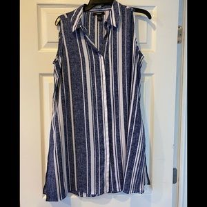 Alfani size 8 sleeveless tonic top